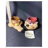 Vintage 90s Warner Bros. Looney Tunes coffee mugs