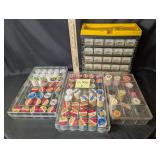 Thread, buttons, organizers, Small drawers