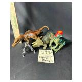 Vintage Jurassic Park dinosaurs, spino, tri, pachy