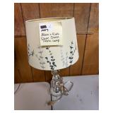 Allen + Roth Clear Glass Table Lamp
