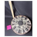 Native American painted hide ceremonial drum