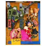 Lot of vintage toys, transformers, trolls, gi Joe