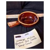 VTG McCoy Brown Dip Glaze Soup Crock