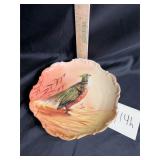 VTG Limoges France hand painted pheasant plate