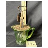 Antique T& S uranium hand mixer measuring cup