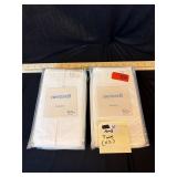 Nestwell white bedskirt, twin, (2)