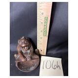VTG Ronson monkey ashtray, lighter, match holder