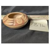 Native American Hopi Artisan pottery, signed