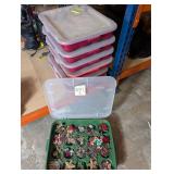Huge lot of mixed vintage Christmas ornaments