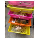 Cart & Contents, Crafts, Christmas, & Beads