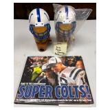 Colts Peyton Manning Book & Candy Dispensers