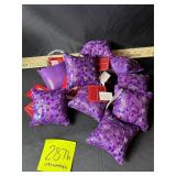 St. Nicholas Square purple sequin