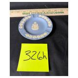 Vintage Wedgwood Blue Jasperware ashtray