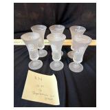 Lot of 6 Jagermeister Shot Glasses