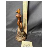 VTG german Art Deco nude woman bronze sculpture
