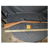 Vintage black powder muzzleloading flintlock rifle