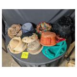 Lot of antique/vintage ladies dress hats