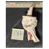 Vintage McCoy pottery clown wall pocket