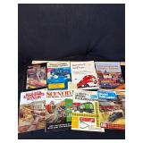 Lot of 8 Trains, Railroad, Books, Magazines