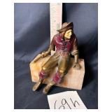 ATQ J.B. Hirsch metalware bookend/paperweight