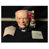 VTG Royal Doulton Jug Winston Churchill