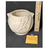 VTG pottery, unmarked, soft white glaze
