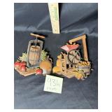 VTG Wall Decor cast metal plaque