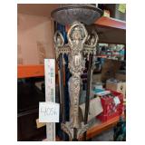 VTG neoclassical style wmns metal floor candelabra