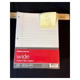 6 packs of new Wide Ruled Paper