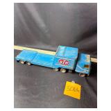 Vintage Ertl Richard Petty STP car hauler trailer