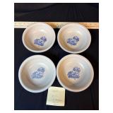 Lot of 4 Pfatzgraff Stoneware Bowls