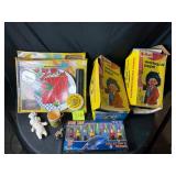 Vintage toys, Puppets, Shaq, Star Trek pez, etc