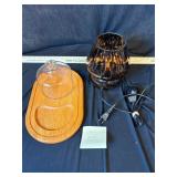 Mushroom Lamp and Cheese Board