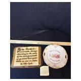 VTG Collector Plate Chalkboard Scriptures