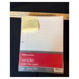 6 packs of new Wide Ruled Paper