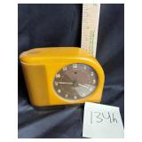 VTG yellow Bakelite Westclox electric alarm clock