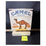 Vintage Camel cigarettes cardboard display box