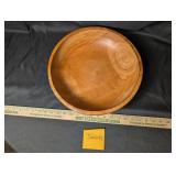 Vintage hand-turned wooden bowl