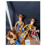 Lot of vintage Walt Disney toy story Woody