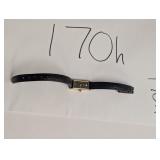 Vintage pulsar quartz ladies' watch, leather band