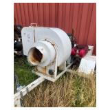 A gas powered manhole blower Centrifugal fan