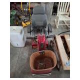 Red Shoprider mobility scooter