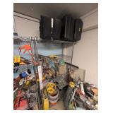 Contents of shelf, tools
