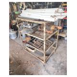 Opportunity Lot, Metal Cart w/ Contents