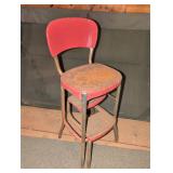 Kitchen stool and fold out step stool