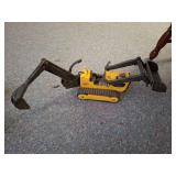 Vintage Tonka T-6 Track Loader / Backhoe Bulldozer