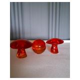 Vintage mid-century modern Viking Glass