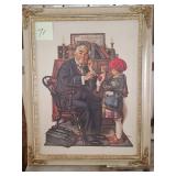 Norman Rockwellï¿½s 1929  'Doctor and the Doll'