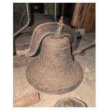 Antique Cast Iron Farm/School Bell