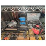 Tools, Sander, Finish Nailer, Dremel, Heat Gun